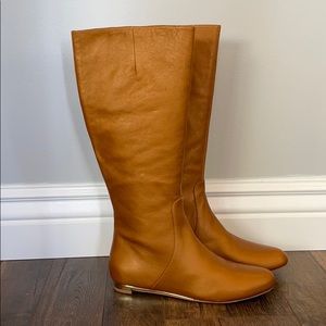 NWOT Cole Haan Nike Air Astoria tall caramel/tan/gold boots